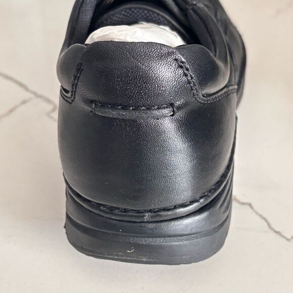 Bass Stanley Men’s Black Leather Upper Lace up Casual Shoes Oxfords Size 11.5M